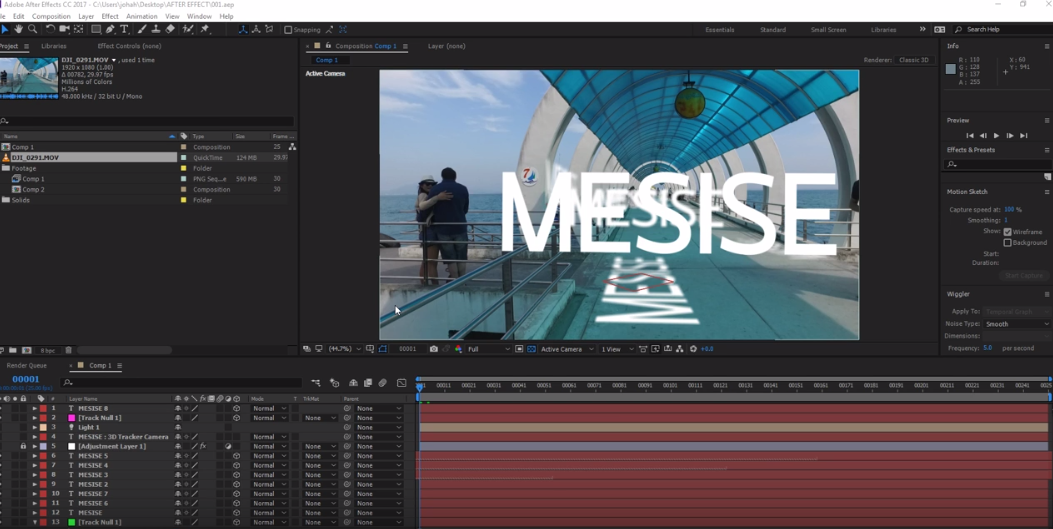 MESISE : สอนการใช้ 3D Camera Tracker