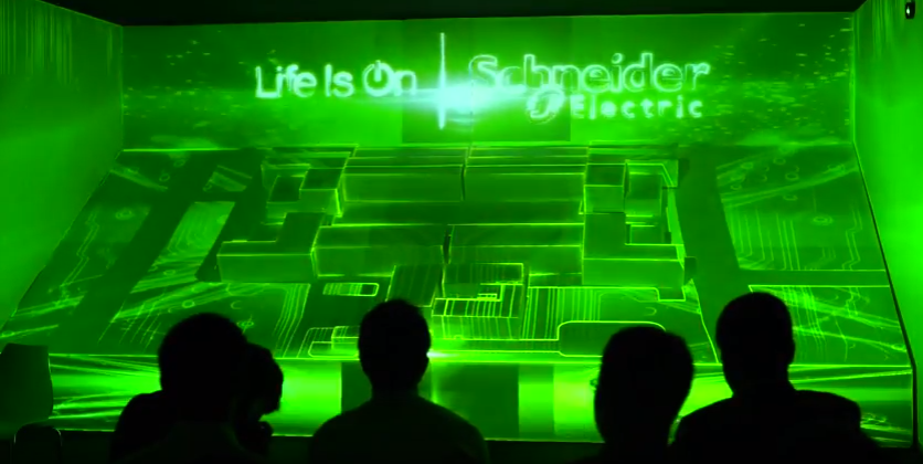รับทำ วีดีโอ 3 ดี แมพปิ้งรับทำ 3D MAPPING - Schneider Electric Life Is On 3