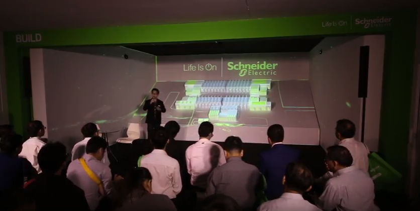 รับทำ วีดีโอ 3 ดี แมพปิ้งรับทำ 3D MAPPING - Schneider Electric Life Is On 5